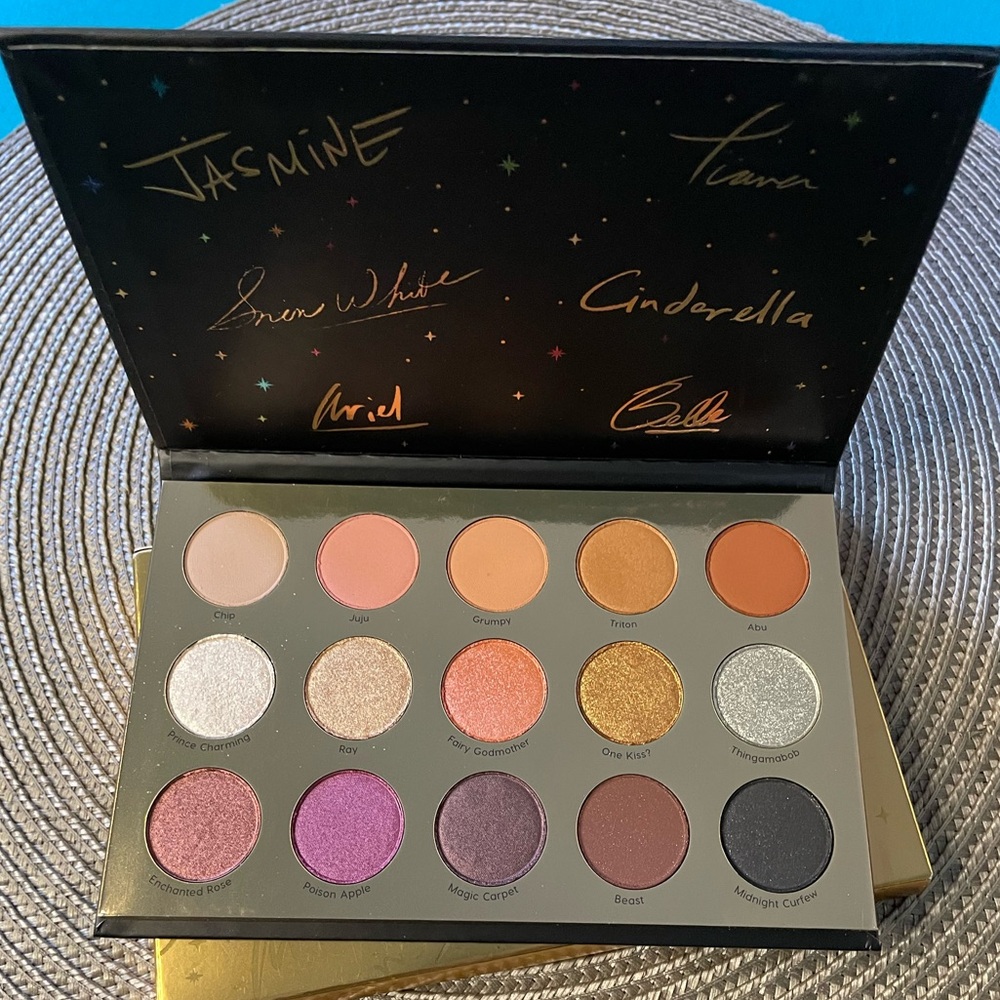 NIB ColourPop Disney Designer Collection Eyeshadow Palette It's a Princess Thing